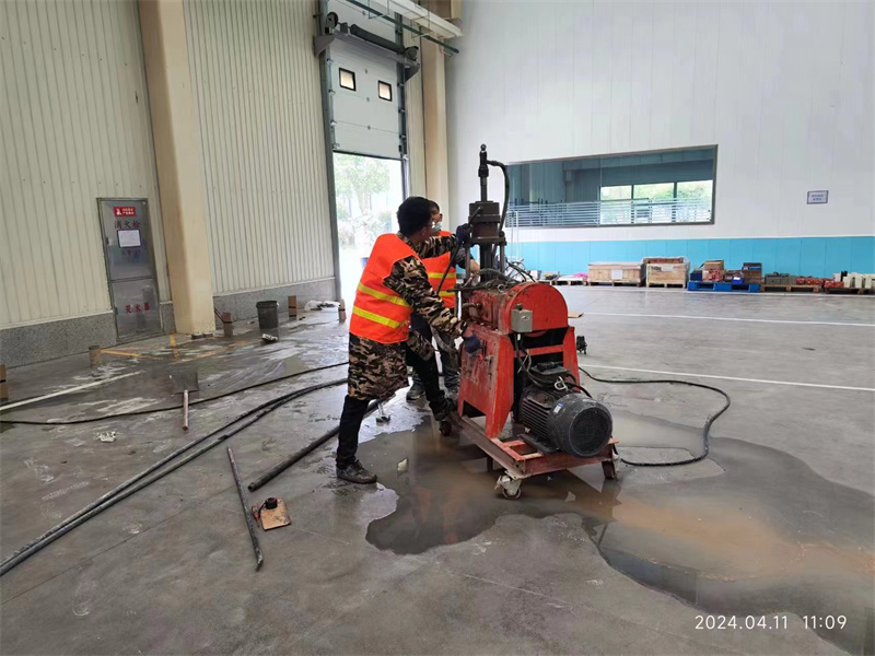 靖远厂房地面下沉塌陷注浆加固施工